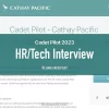 Cadet pilot prep. 2023 |HR:Tech Interview Eng.&Chin