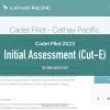 Cadet pilot prep. 2023 | Initial Assessment (pilot attitude test) Eng.